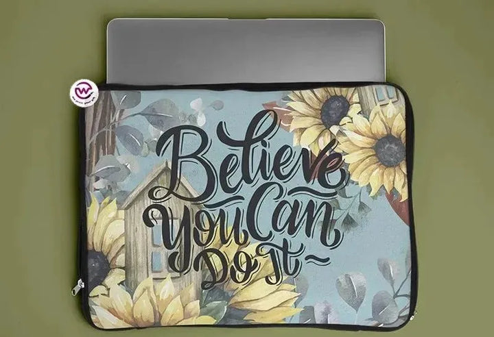 Laptop Sleeve-Canvas-Motivation - Sunflower - WE PRINT