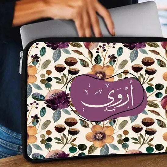 Laptop Sleeve-Canvas-Names-B - WE PRINT