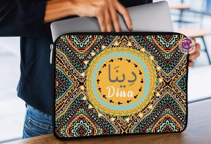 Laptop Sleeve-Canvas- Names Designs - WE PRINT