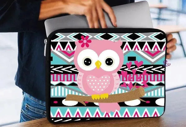 Laptop Sleeve-Canvas- Owl - WE PRINT