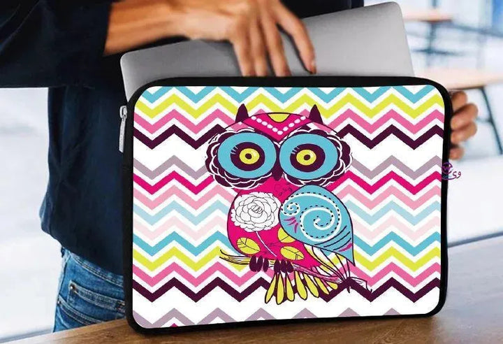 Laptop Sleeve-Canvas- Owl - WE PRINT