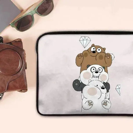 Laptop Sleeve-Canvas-Three Bears - WE PRINT