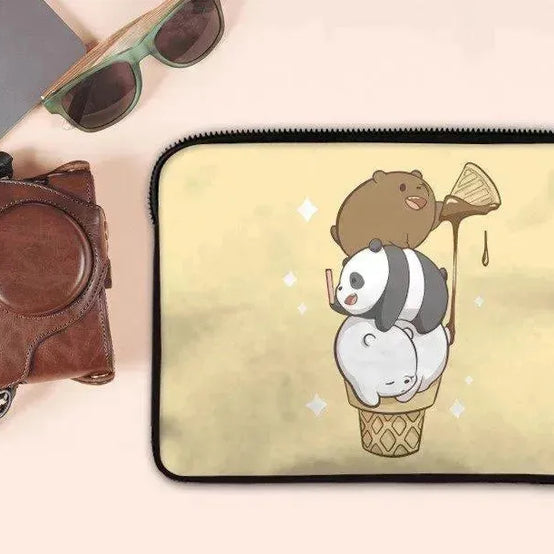 Laptop Sleeve-Canvas-Three Bears - WE PRINT