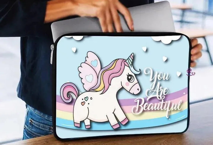 Laptop Sleeve-Canvas- Unicorn - WE PRINT