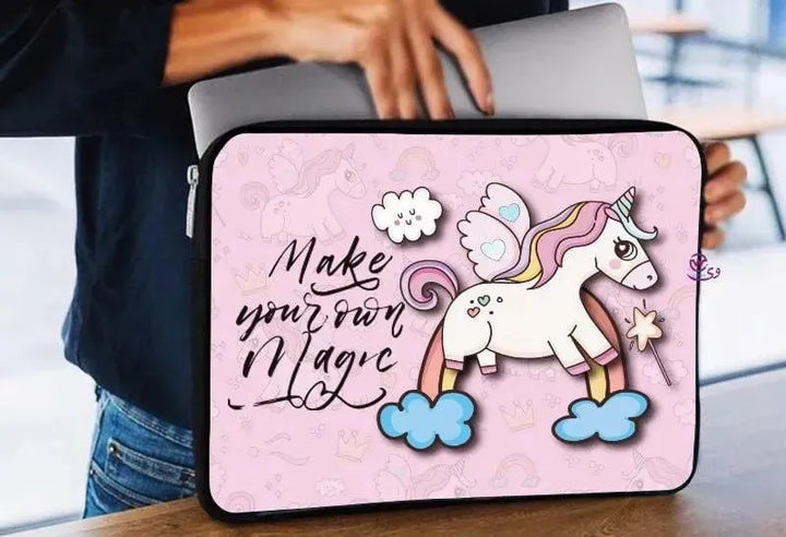 Laptop Sleeve-Canvas- Unicorn - WE PRINT