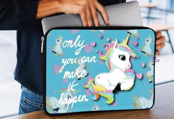 Laptop Sleeve-Canvas- Unicorn - WE PRINT