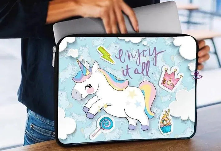 Laptop Sleeve-Canvas- Unicorn - WE PRINT