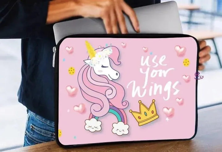 Laptop Sleeve-Canvas- Unicorn - WE PRINT