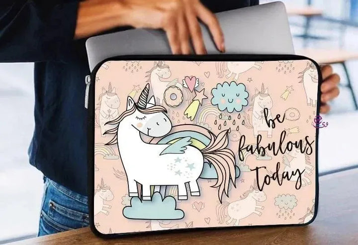 Laptop Sleeve-Canvas- Unicorn - WE PRINT