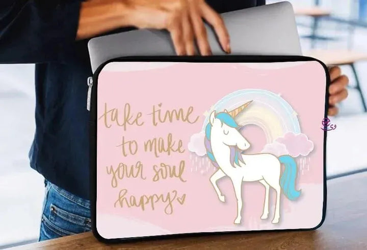 Laptop Sleeve-Canvas- Unicorn - WE PRINT