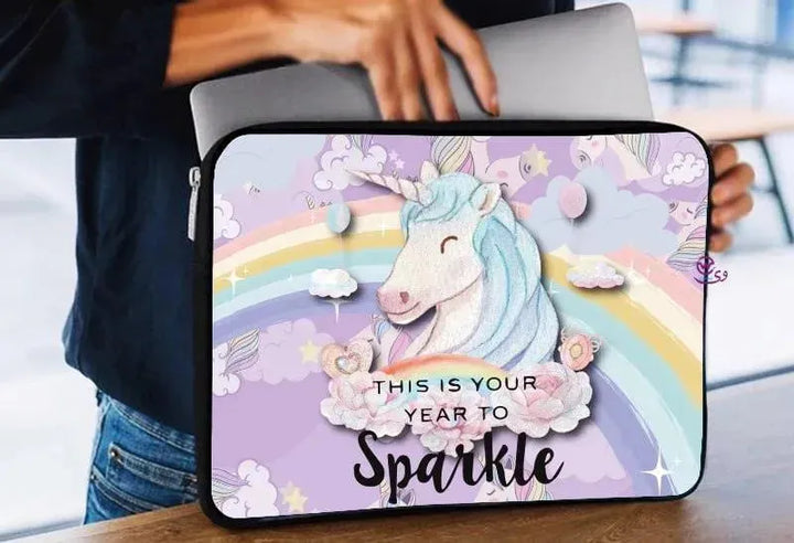 Laptop Sleeve-Canvas- Unicorn - WE PRINT