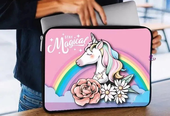 Laptop Sleeve-Canvas- Unicorn - WE PRINT