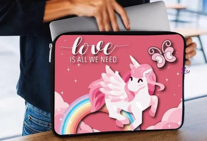 Laptop Sleeve-Canvas- Unicorn - WE PRINT