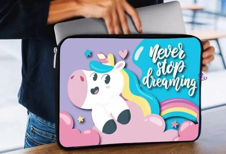 Laptop Sleeve-Canvas- Unicorn - WE PRINT