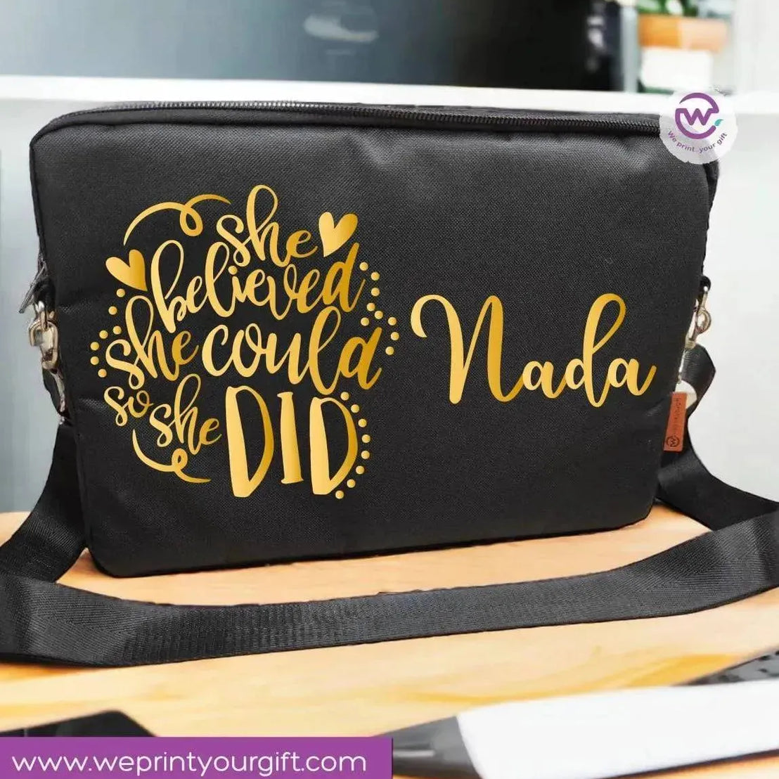 Laptop Sleeve-Fabric- Motivation - WE PRINT