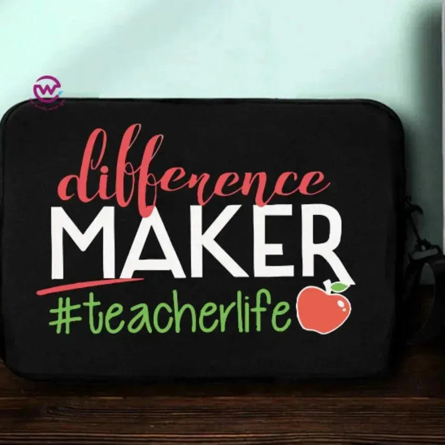 laptop Sleeve-Fabric- Teachers - WE PRINT