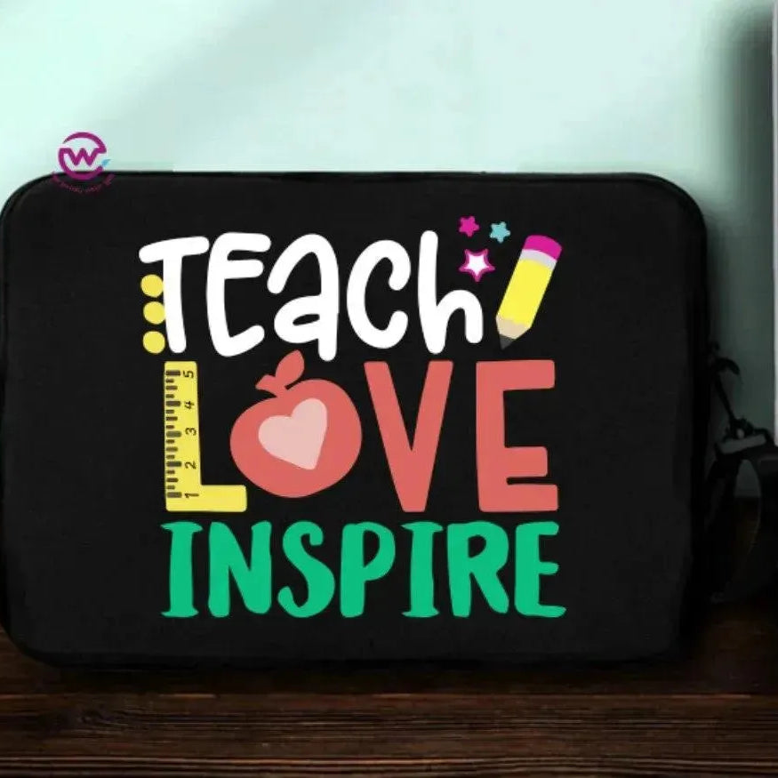 laptop Sleeve-Fabric- Teachers - WE PRINT