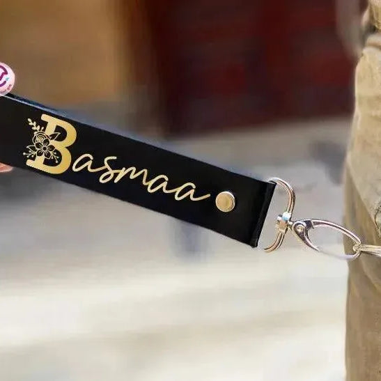 Leather Keychain - Names-C - WE PRINT