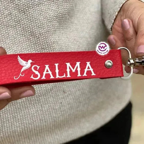 Leather Keychain - Names-E - WE PRINT
