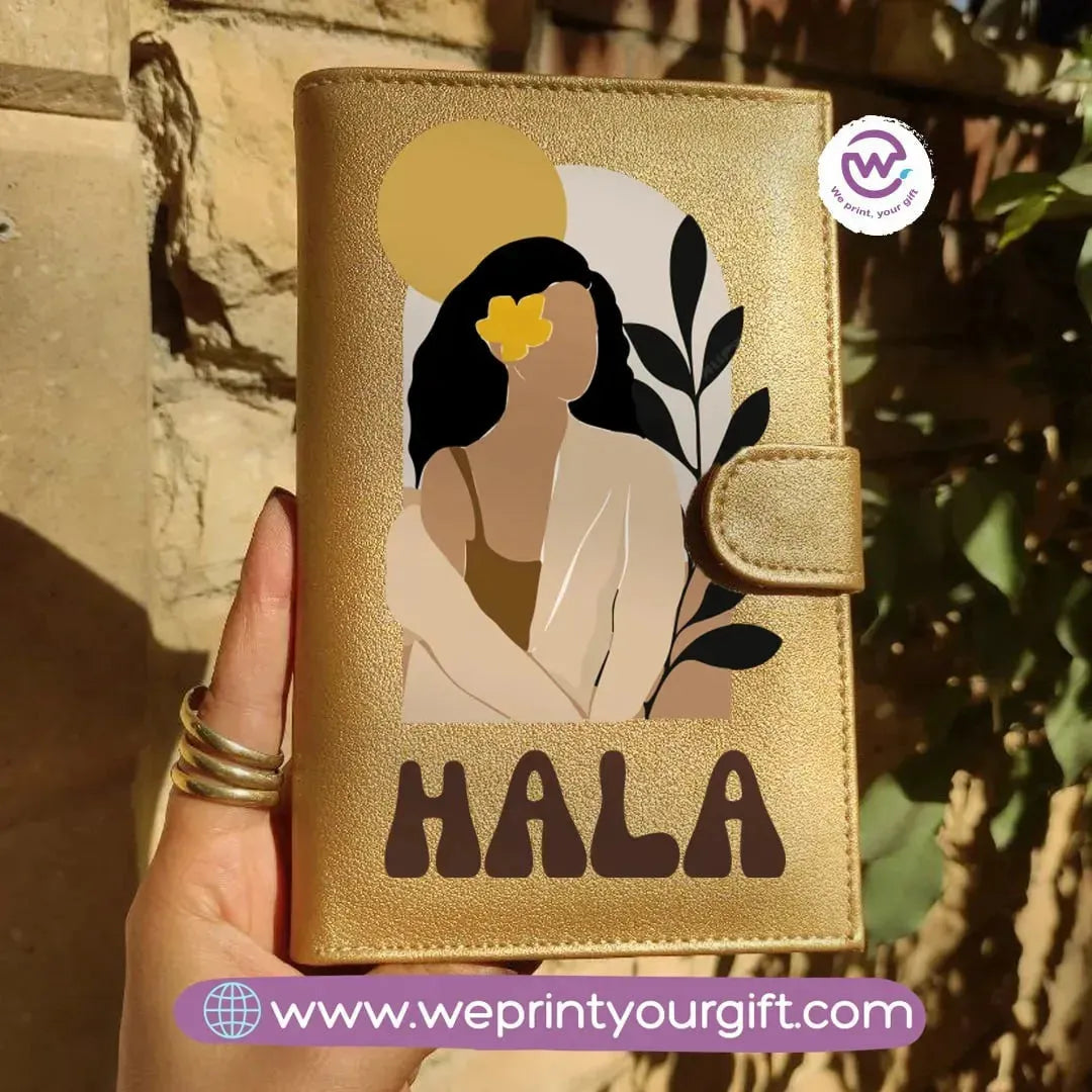 Leather Wallet-Boho - WE PRINT