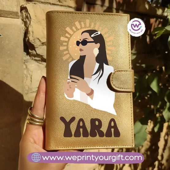 Leather Wallet-Boho - WE PRINT