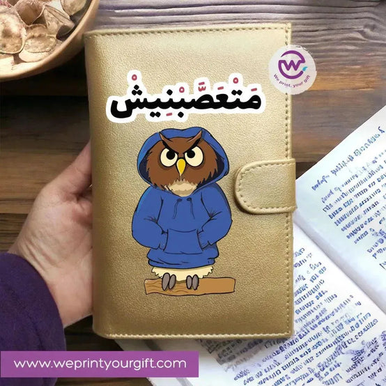 Leather wallet - Comic - WE PRINT