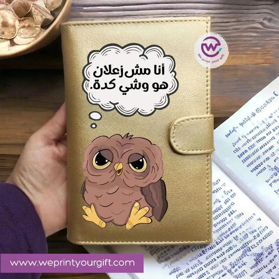 Leather wallet - Comic - WE PRINT