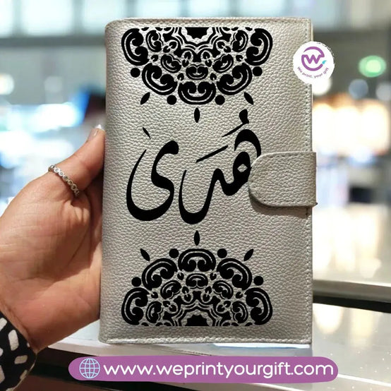 Leather Wallet for Women-Arabic Names - WE PRINT