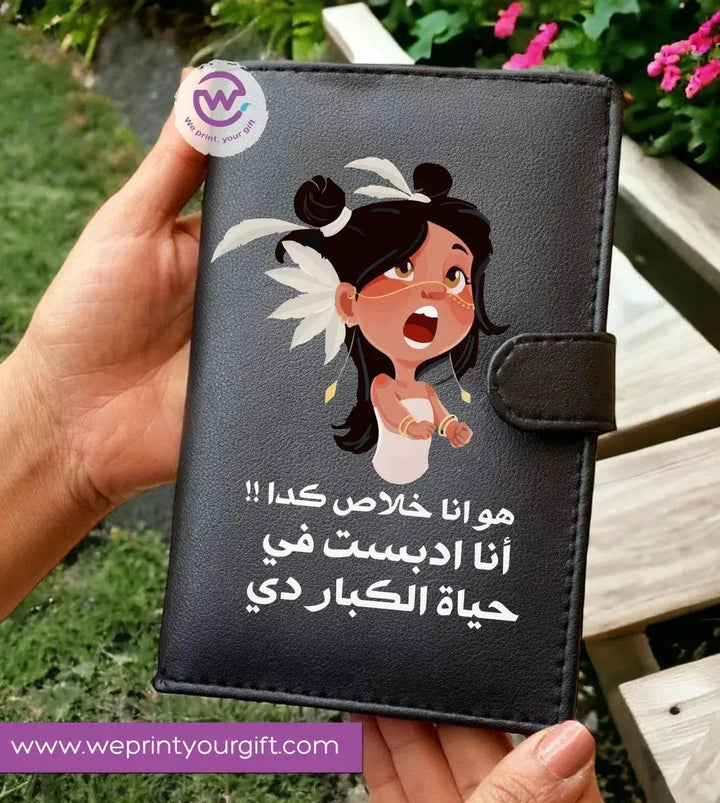 Leather wallet for women - Comic - WE PRINT