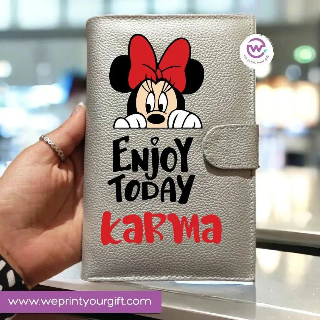 Leather wallet for women-Minnie Mouse - WE PRINT