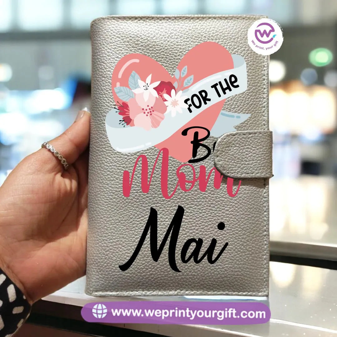 Leather Wallet for Women- Mom designs - WE PRINT