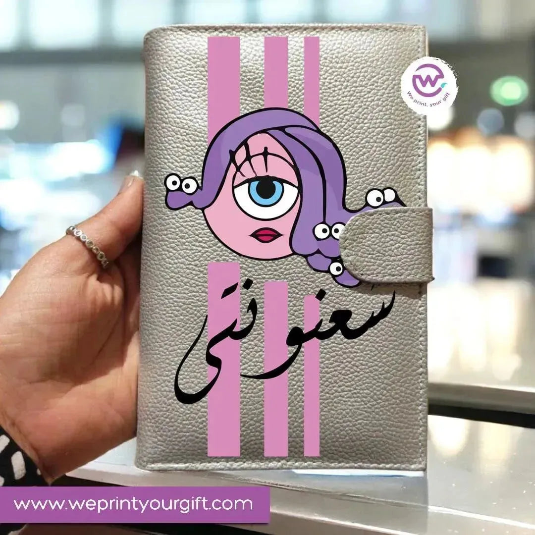 Leather wallet for women -Monster INC. - WE PRINT