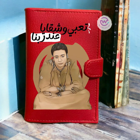 Leather Wallet for Women-Mother’s Day- Comic - WE PRINT