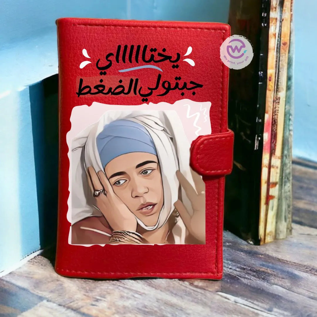 Leather Wallet for Women-Mother’s Day- Comic - WE PRINT