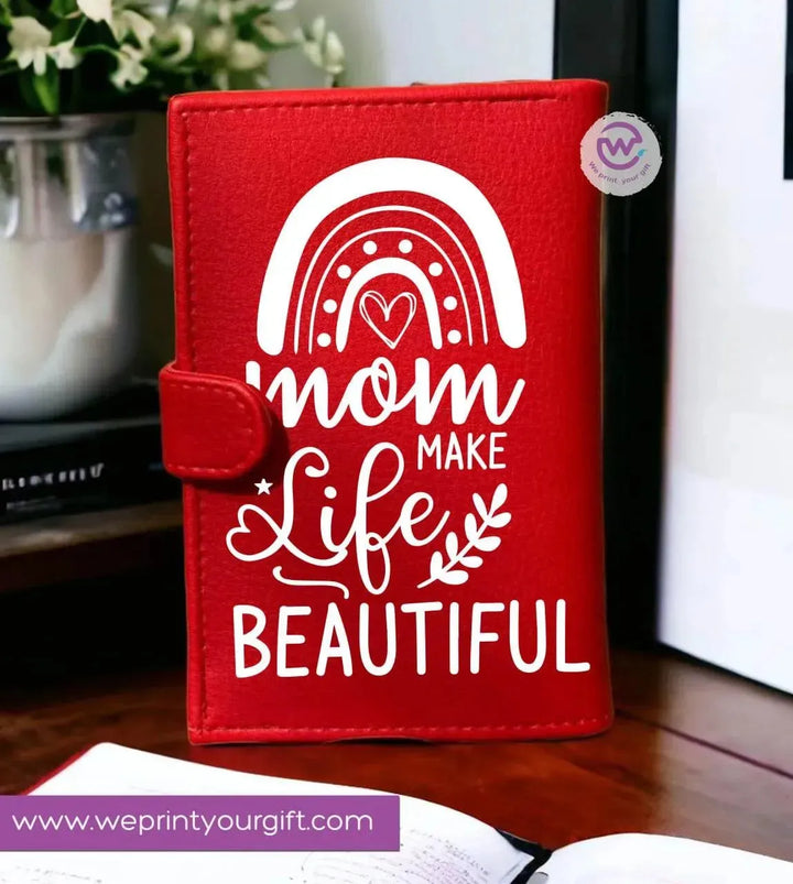 leather wallet for women - Mother's Day - WE PRINT