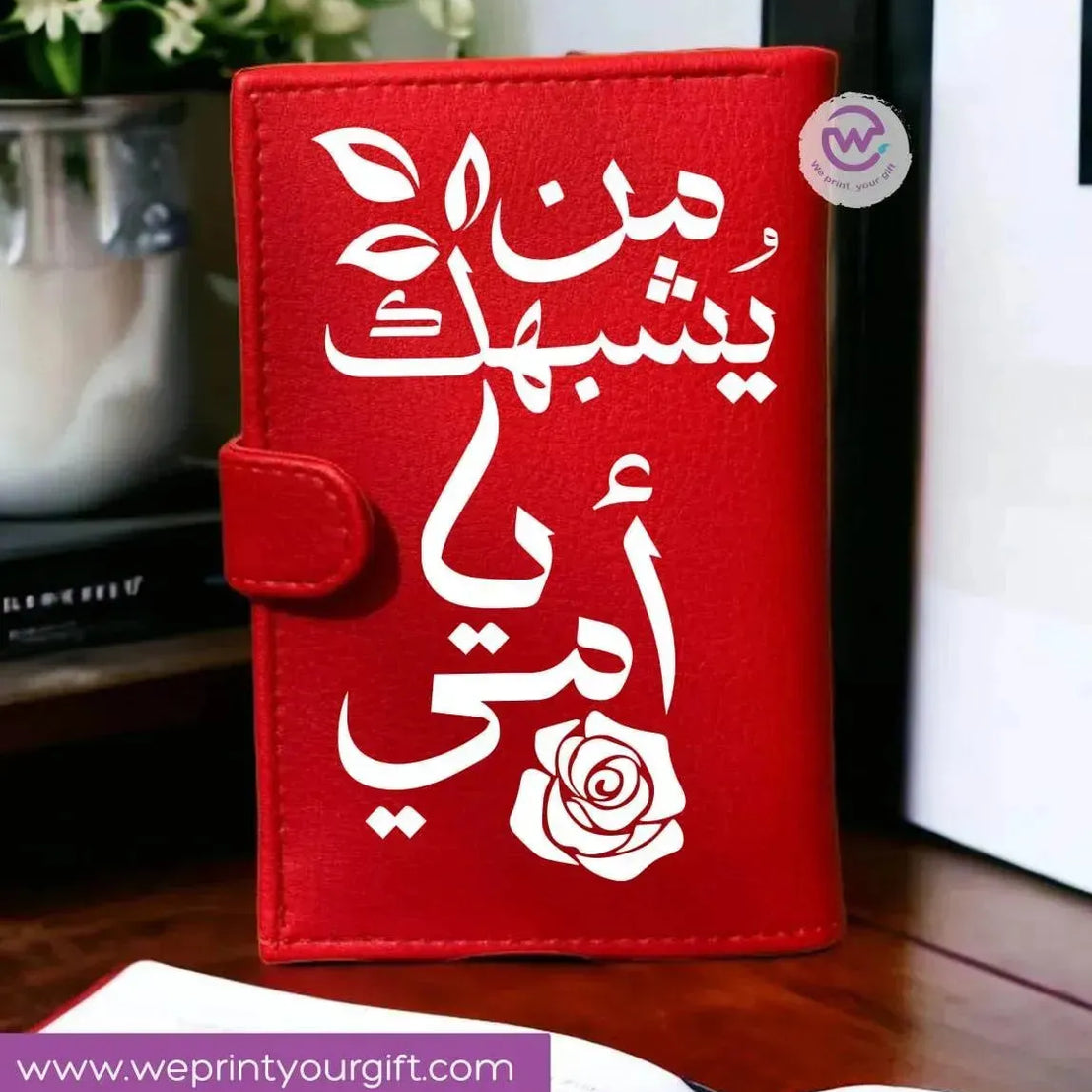 leather wallet for women - Mother's Day - WE PRINT