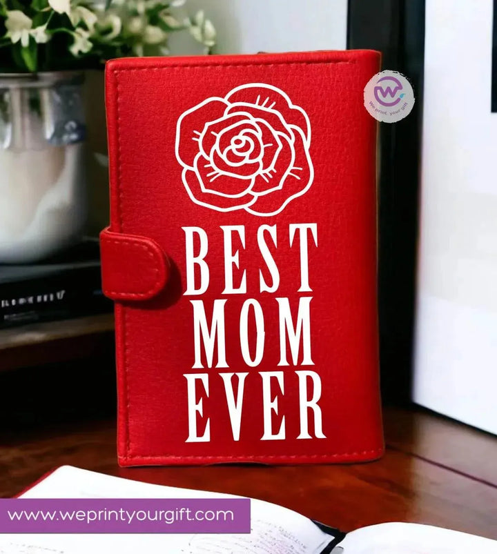 leather wallet for women - Mother's Day - WE PRINT