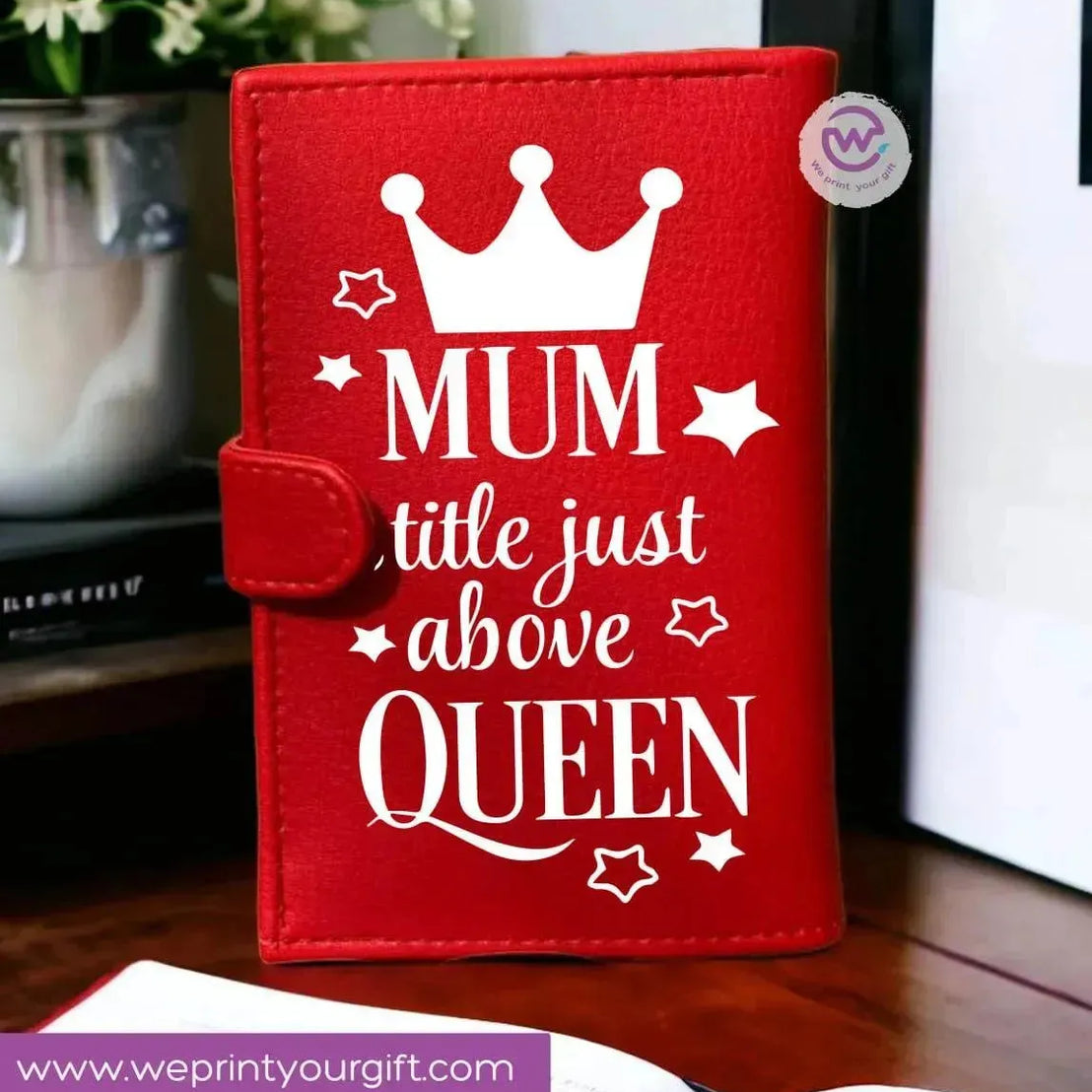 leather wallet for women - Mother's Day - WE PRINT