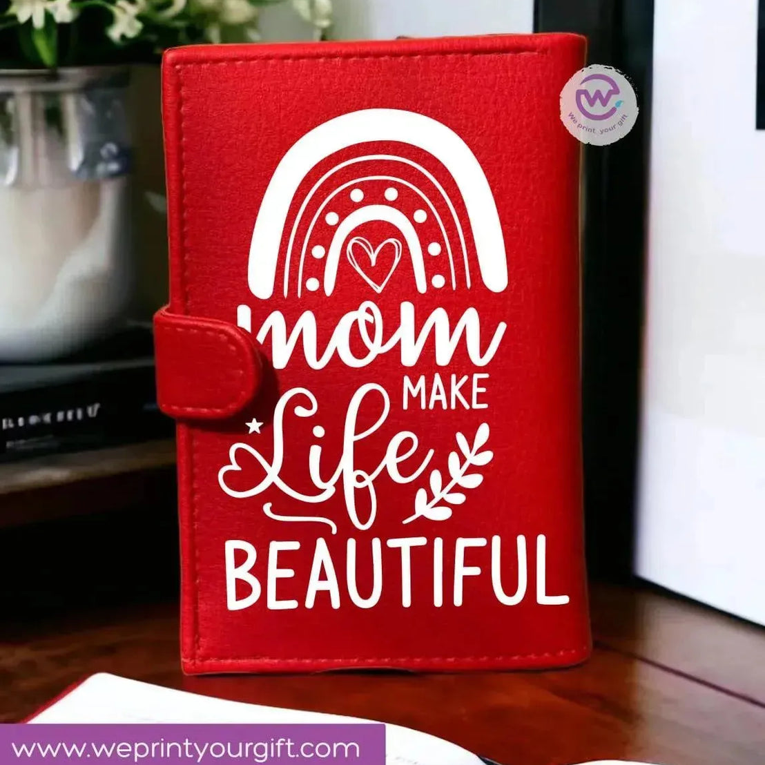 leather wallet for women - Mother's Day - WE PRINT