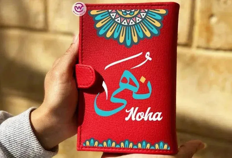 leather wallet for women-Names-A - WE PRINT