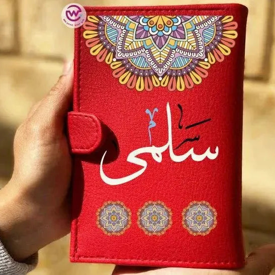 leather wallet for women-Names-A - WE PRINT