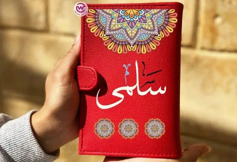 leather wallet for women-Names-A - WE PRINT