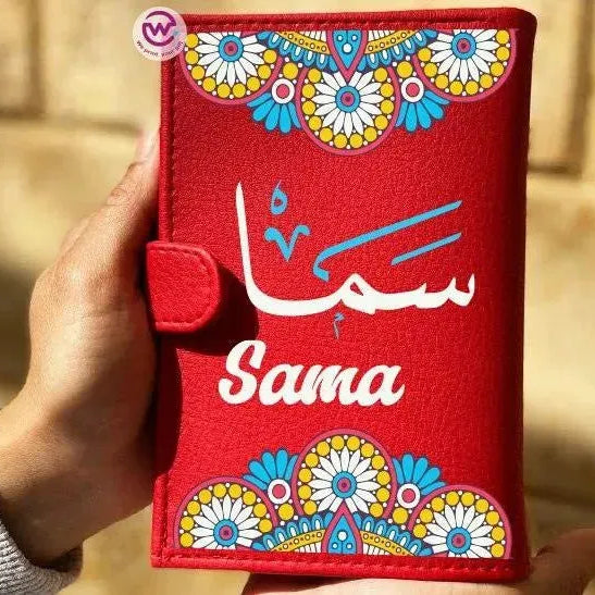 leather wallet for women-Names-A - WE PRINT