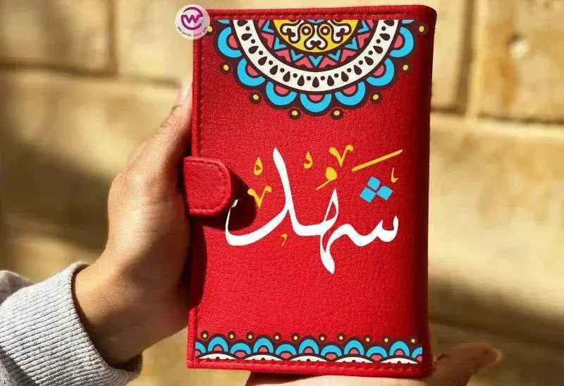 leather wallet for women-Names-A - WE PRINT