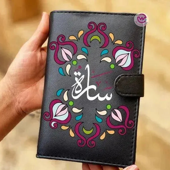 leather wallet for women -Names-B - WE PRINT