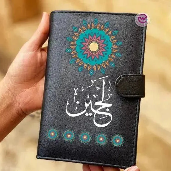 leather wallet for women -Names-B - WE PRINT