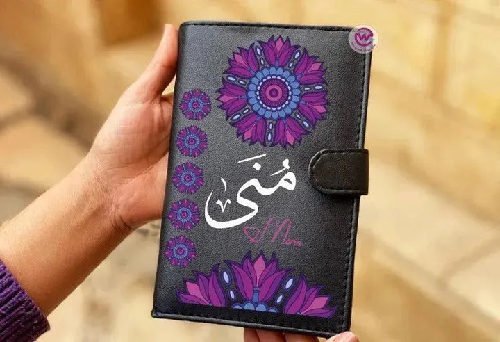 leather wallet for women -Names-B - WE PRINT