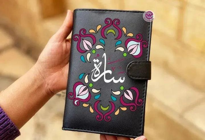 leather wallet for women -Names-B - WE PRINT