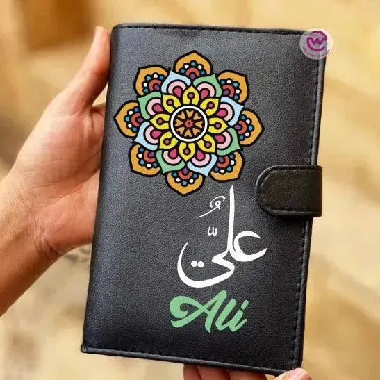 leather wallet for women -Names-B - WE PRINT