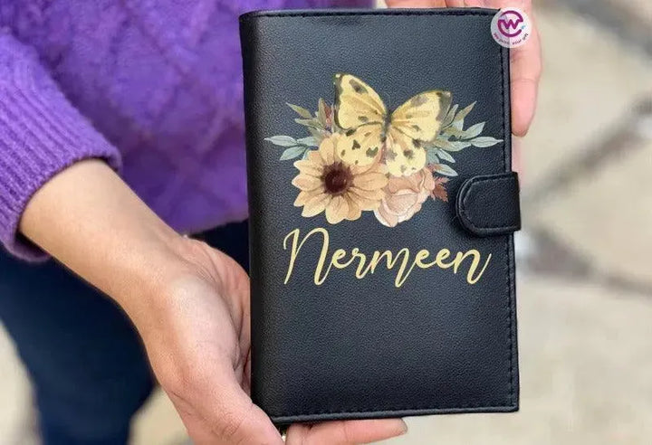 leather wallet for women -Names-C - WE PRINT